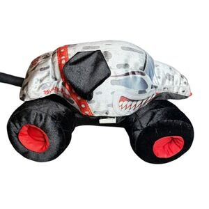 Monster Mutt 13in Plush Toy Dalmatian Dog Monster Truck Wheels Kids Fun